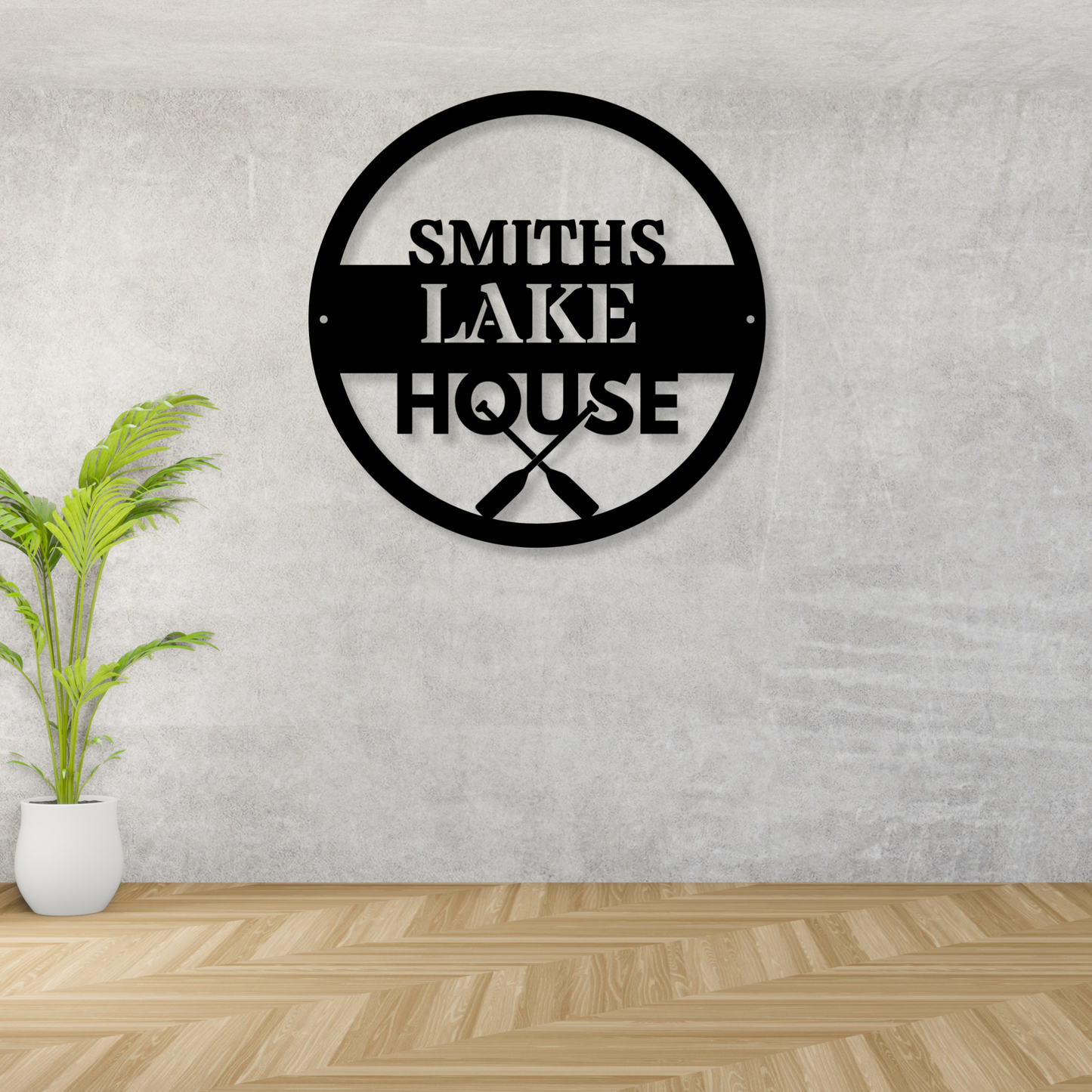 Personalized Lake House, Custom Lakehouse Metal Sign,  Lake House Decor, Personalized Metal Sign