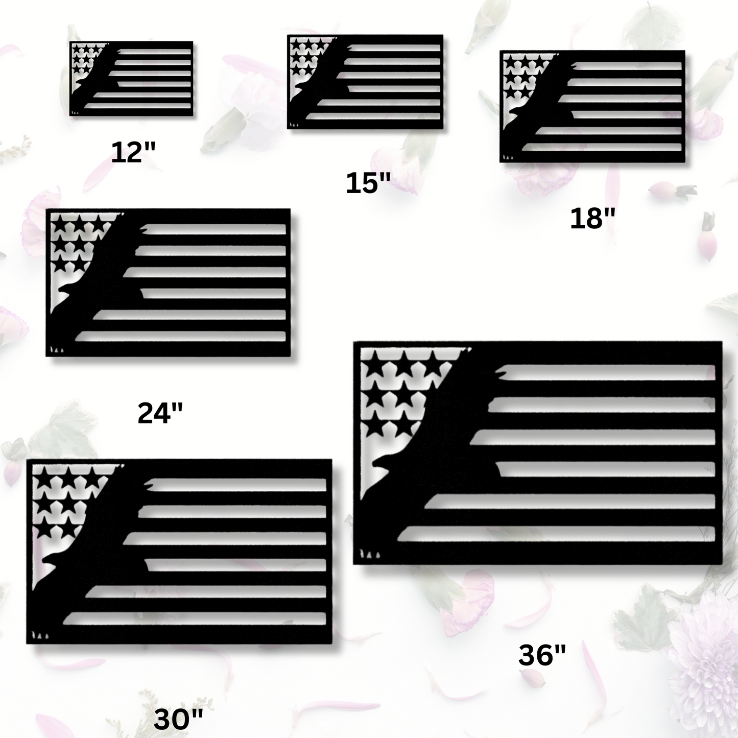 USA Eagle Metal Steel Sign, US Flag Wall Art, American Flag Sign, Patriotic Metal Sign, Outdoor Flag Sign, Veteran Gift, Granddad  Gift