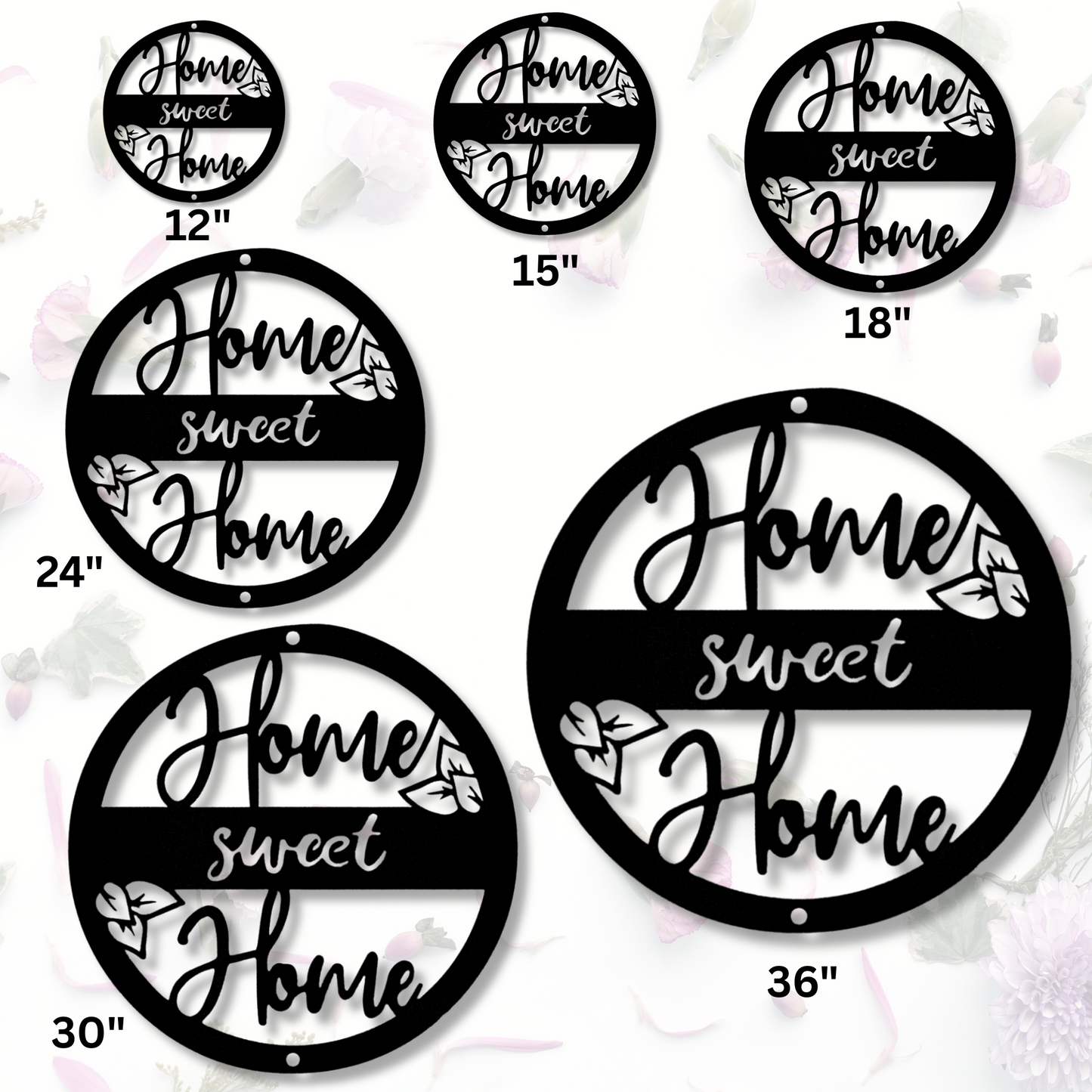 Home Sweet Home Metal Sign, Steel Home Design, Metal Wall Art, Housewarming Gift, Welcome Home Decor for Both Genders, Homeowner gift