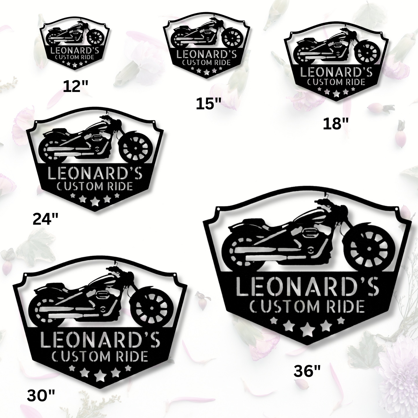 Custom American Chopper Motorcycle Metal Art, Personalized American Chopper Custom Shop Sign, Hog's Enthusiast Wall Hanging, Wall Art Decor