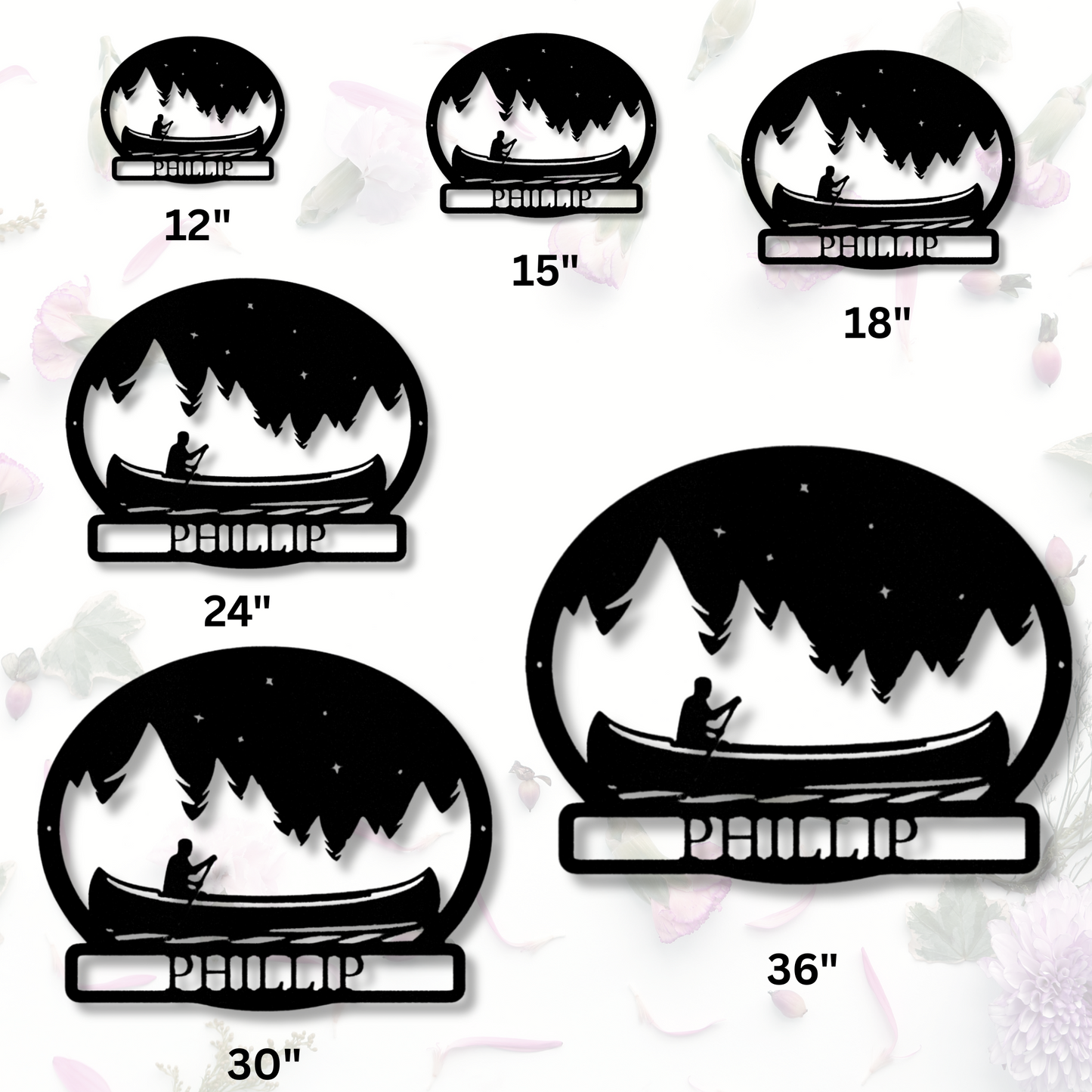 Custom Midnight Rowing Metal Sign, Personalized Midnight Rowing Monogram, Living Room Decor, Housewarming Gift, Indoor Outdoor Hanging, Birthday Gift For Him