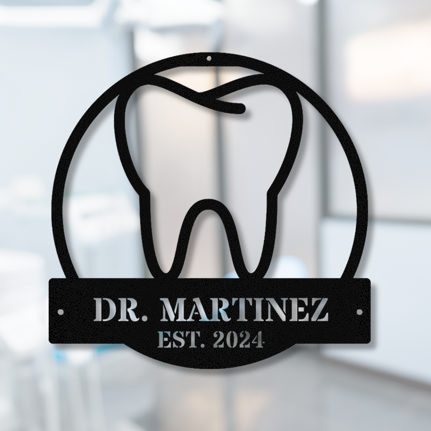 Dental Metal Sign, Dentist Established Sign, Dentist Office Decor, Dentist Office  Wall Decor, Dental Office Sign, Orthodontist Boss Gift