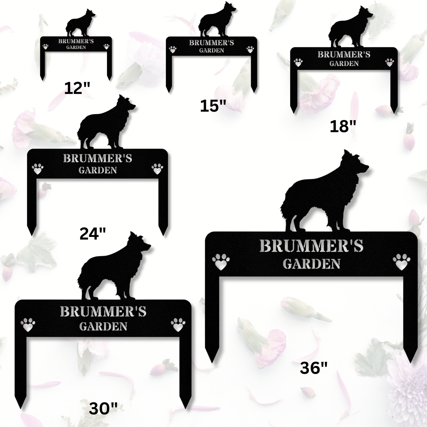 Pet Memorial Garden Stake, Dog Loss Metal Sign, Dog Breed Sign, Dog Memorial Metal Sign, Personalized Dog Name Stake, Pet Grave Markers