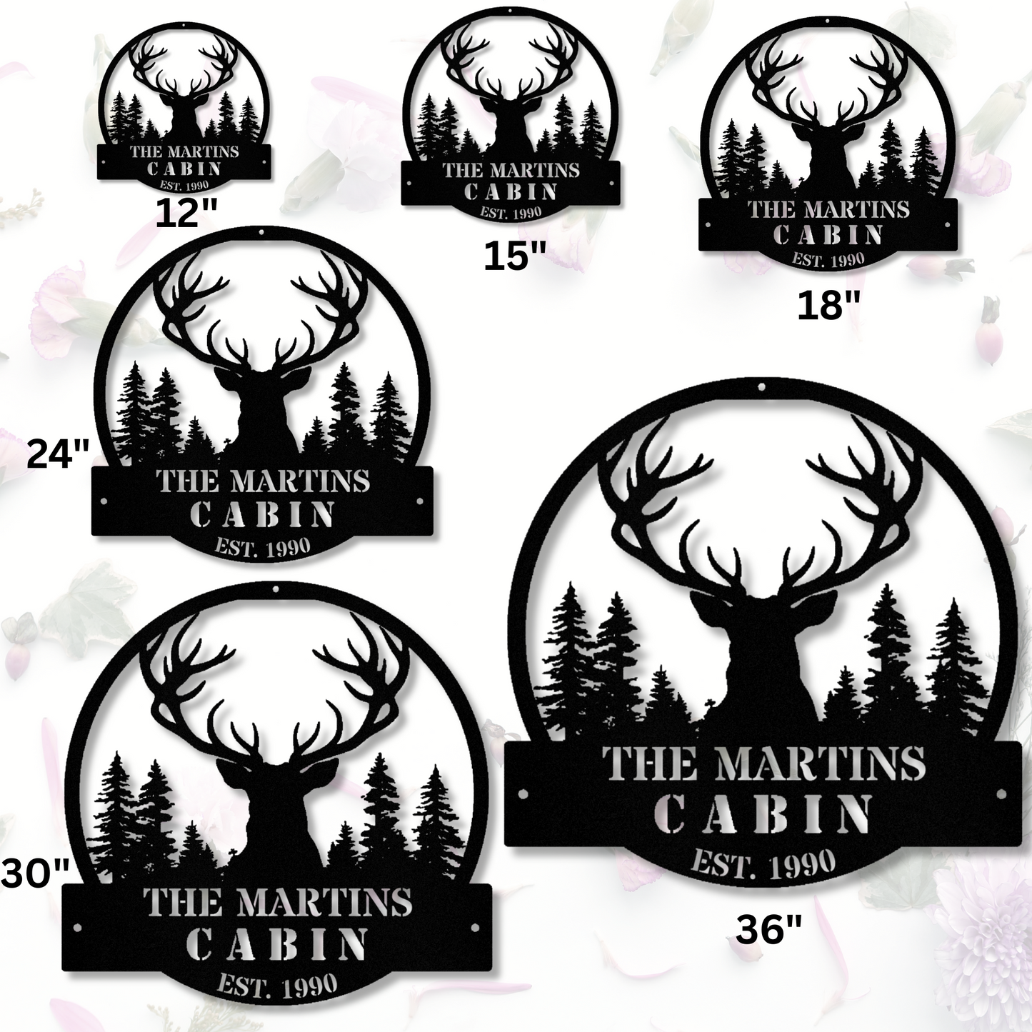 Custom Family Cabin Metal Sign,| Family Name Cabin Sign, Cabin House Cottage Welcome Sign, Outdoor Sign