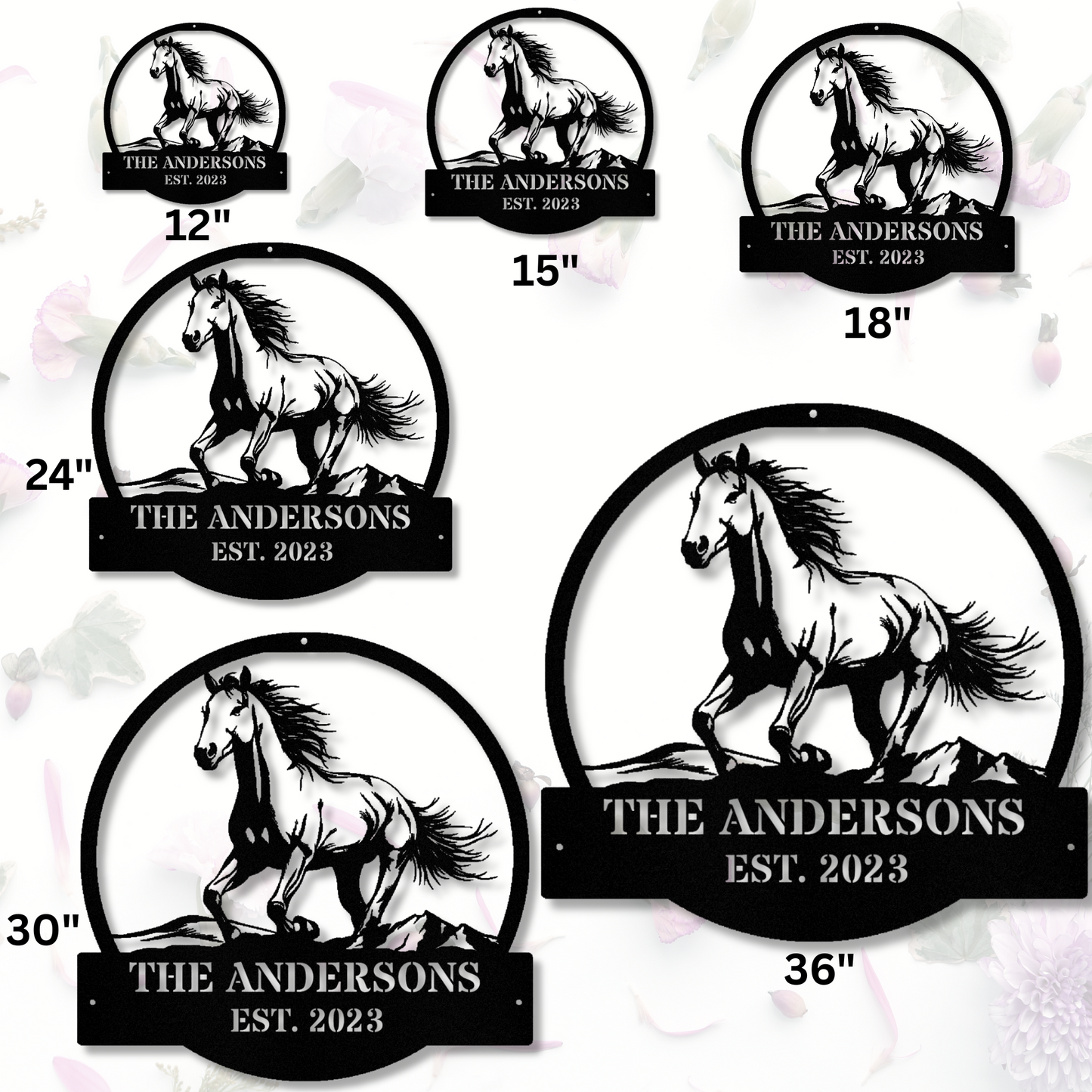 Horse Metal Sign, Rustic Horse Wall Art, Equestrian Gift, Farmhouse Decor, Horse Lover Sign, Western Metal Art