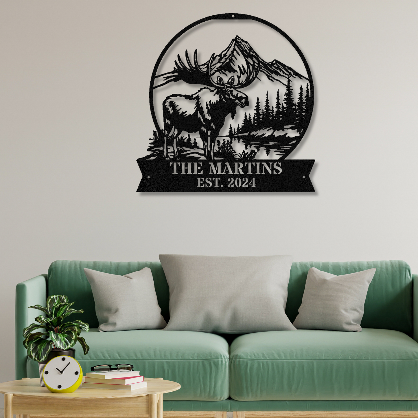 Moose Metal Sign, Moose Wall Art, Rustic Moose Decor, Nature Inspired, Cabin Moose Art, Moose Lodge Sign, Wildlife Home Decor, Moose Gift