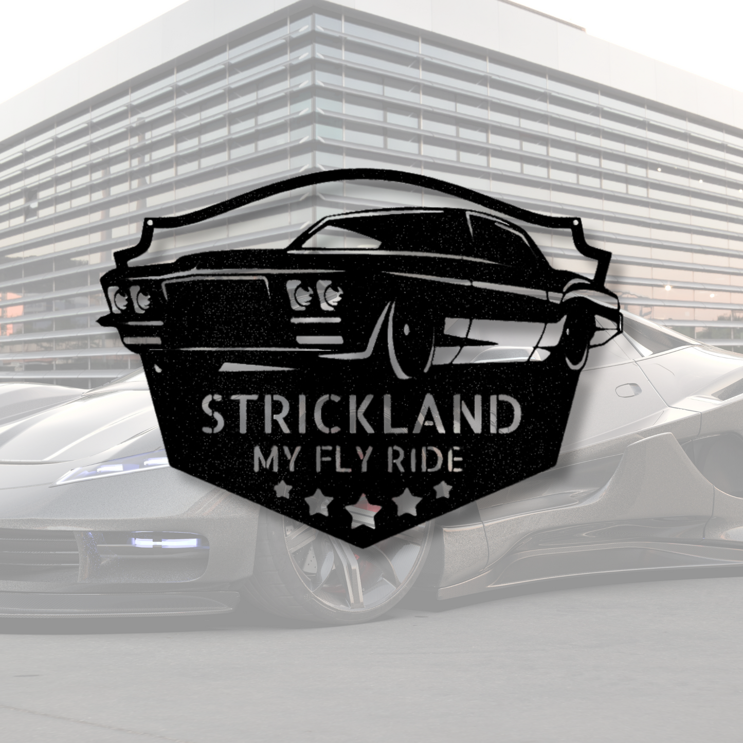 Custom Classic Muscle Car Metal Sign, Personalized Name Muscle Car  Wall Art, Garage Wall Decor, Birthday Gift For A Muscle Car Lover.