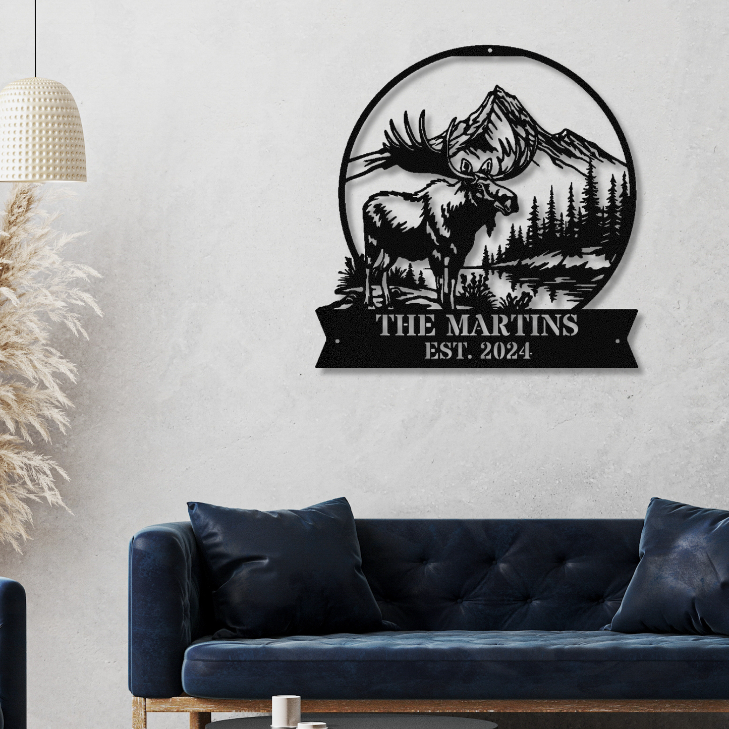 Moose Metal Sign, Moose Wall Art, Rustic Moose Decor, Nature Inspired, Cabin Moose Art, Moose Lodge Sign, Wildlife Home Decor, Moose Gift