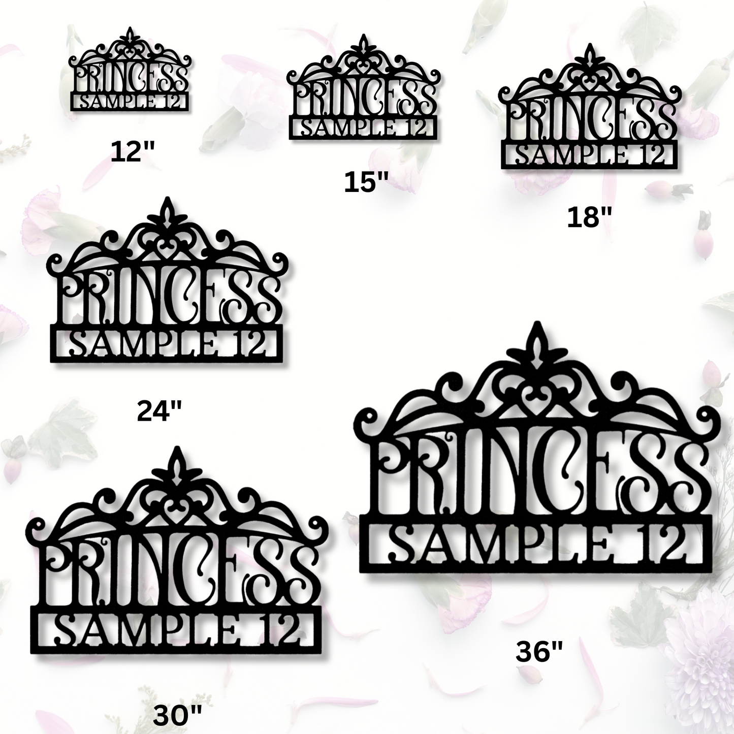 Personalized Princess Crown Metal Sign, Custom Name Gift For Teen Daughter, Bedroom Wall Hanging, Birthday Gift For Teen Niece, Mother To Daughter Gift.