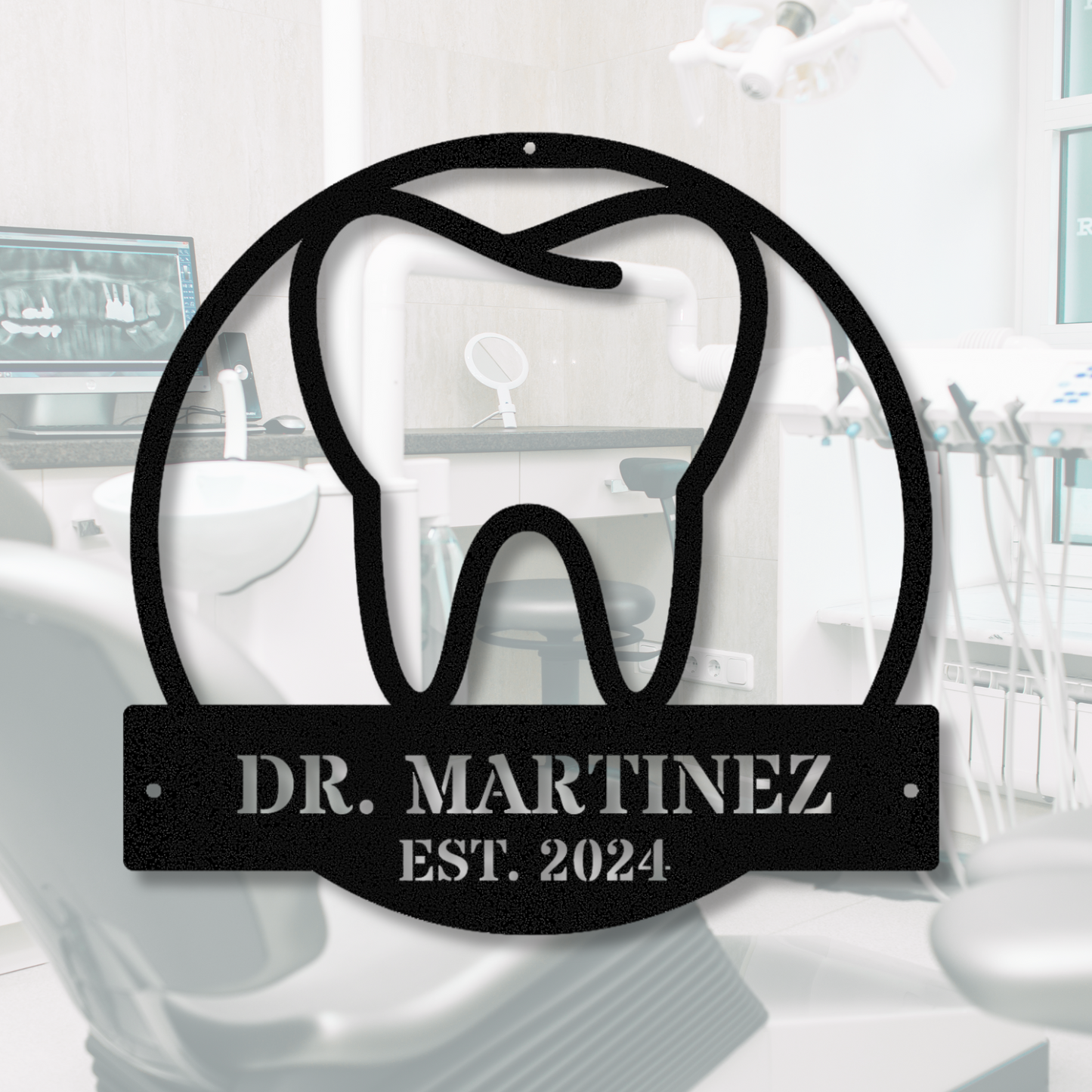 Dental Metal Sign, Dentist Established Sign, Dentist Office Decor, Dentist Office  Wall Decor, Dental Office Sign, Orthodontist Boss Gift