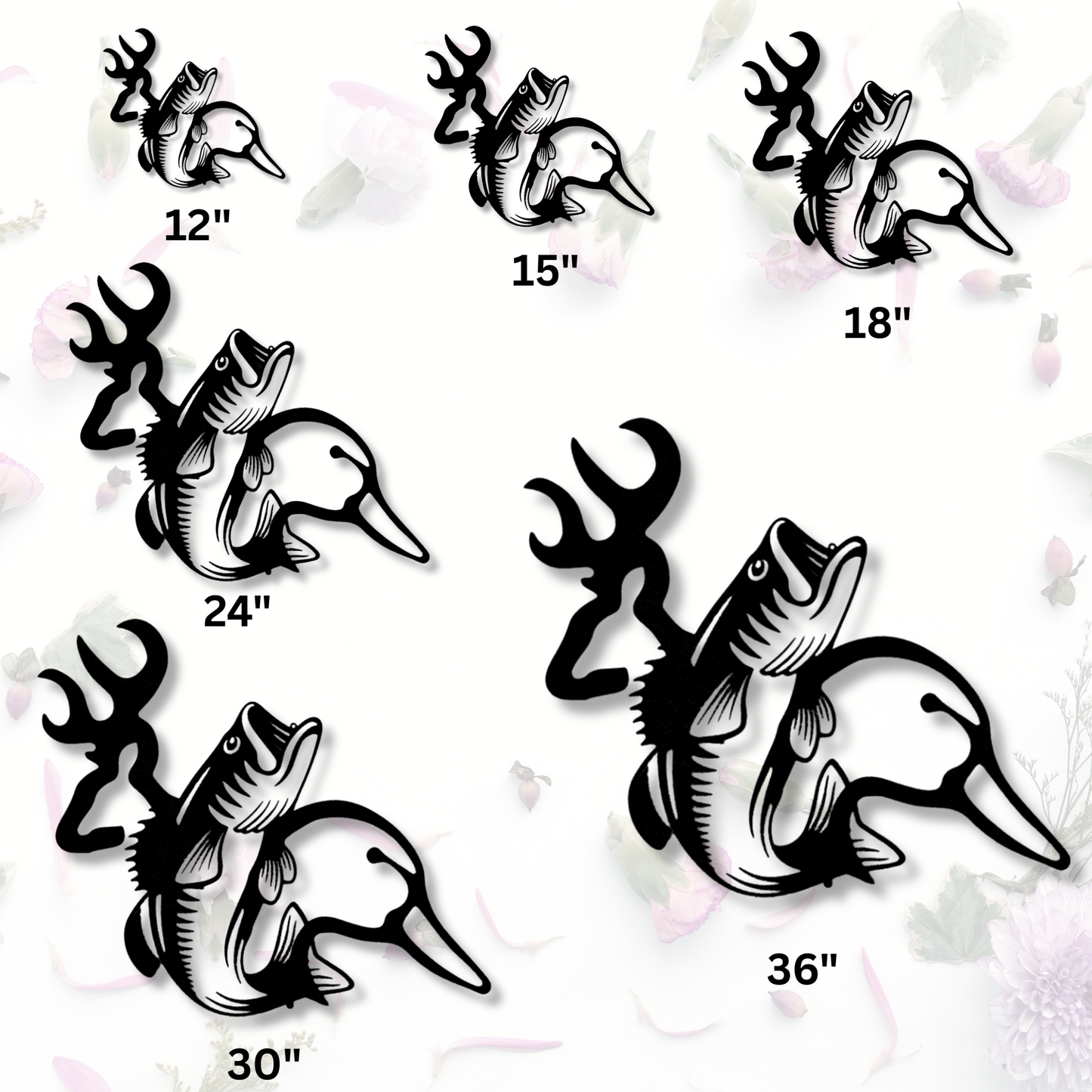 Wildlife Calling Metal Sign, Cabin Wall Art Decor, Lake House Wall Art Monogram Birthday Gift, Housewarming Gift, Hunting Lover Husband Gift