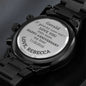 Personalized Wedding Anniversary Watch Gift, 5 Years Anniversary Gift, Husband or Boyfriend Gift, Engraved Watch Gift