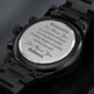 Anniversary Watch Gift, Engraved Watch for Men, Gift for Husband To Be or Fiance, Personalized I'd Choose You Watch, Wedding Gift