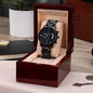Custom Bonus Son Wedding Watch, Gift For Son In Law on Wedding Day, Personalized Wedding Watch for Bonus Son