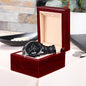 Custom Bonus Son Wedding Watch, Gift For Son In Law on Wedding Day, Personalized Wedding Watch for Bonus Son