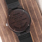 Personalized Anniversary Wooden Watch Gift, 5 Years Anniversary Gift, Husband or Boyfriend Gift, Engraved Wooden Watch Gift