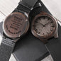 Custom Bonus Son Wooden Watch, Wedding Gift For Son In Law, Personalized Wedding Watch