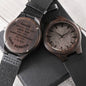 Personalized Anniversary Wooden Watch Gift, 5 Years Anniversary Gift, Husband or Boyfriend Gift, Engraved Wooden Watch Gift