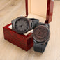 Custom Bonus Son Wooden Watch, Wedding Gift For Son In Law, Personalized Wedding Watch