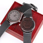 Custom Bonus Son Wooden Watch, Wedding Gift For Son In Law, Personalized Wedding Watch
