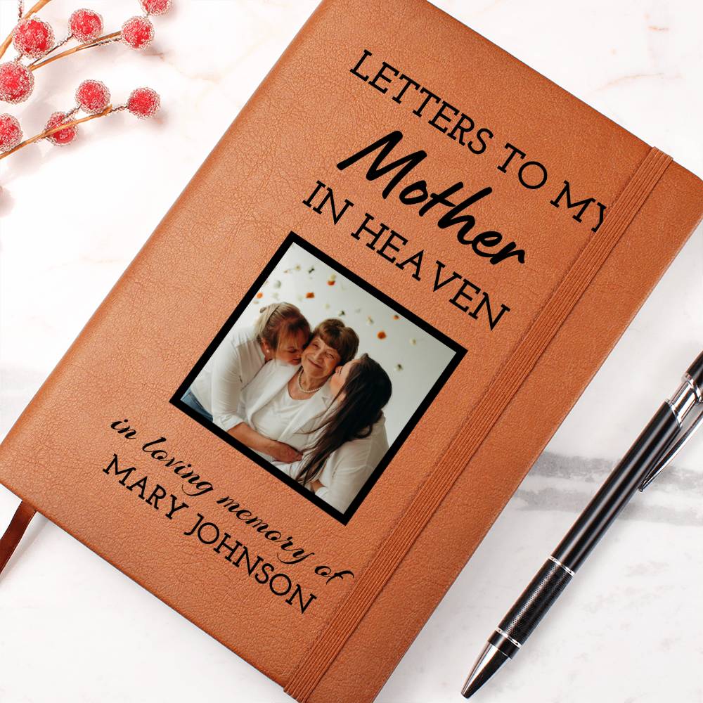 Loss of Mother Photo Memorial Gift Journal, Mom Loss Grief Journal, Letters to My Mom in Heaven Sympathy Gift, Loss of Mother Gift