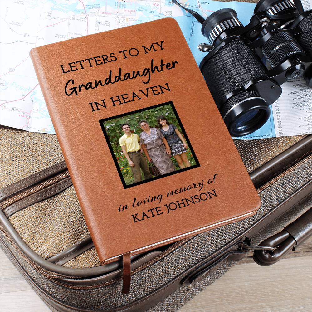 Loss of Granddaughter Photo Memorial Journal, Granddaughter In Heaven Gift, Grandkid Remembrance Photo Journal, Sympathy Gift, Grief Journal