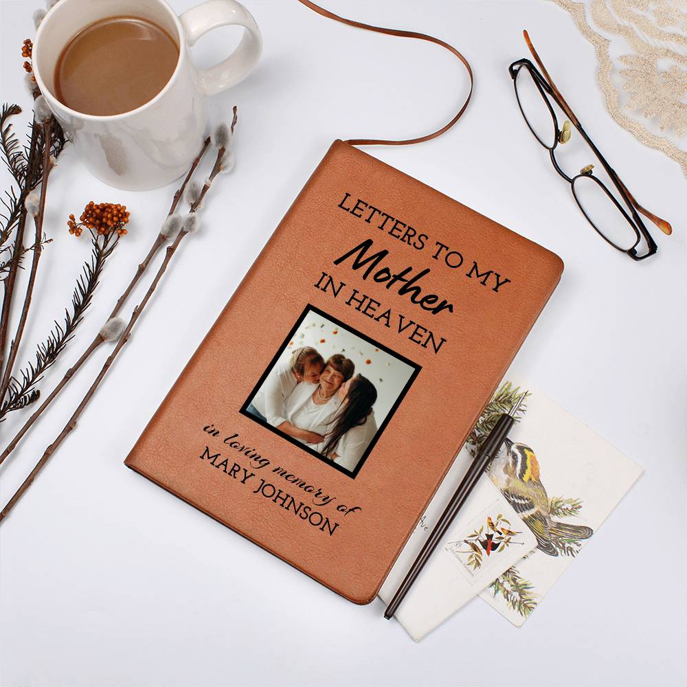 Loss of Mother Photo Memorial Gift Journal, Mom Loss Grief Journal, Letters to My Mom in Heaven Sympathy Gift, Loss of Mother Gift
