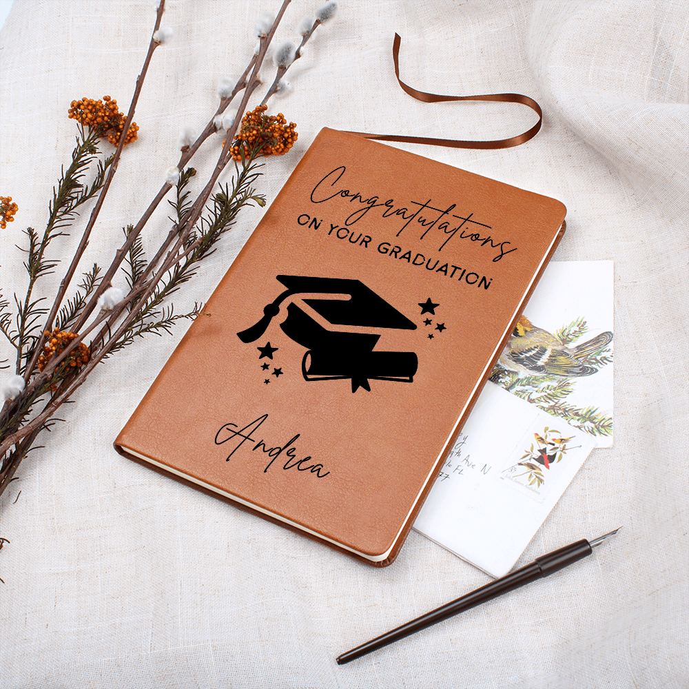 Personalised Graduation Journal, Graduation Keepsake, Custom Congratulations Gift, Student Success Diary, Class of 2025 Achievement