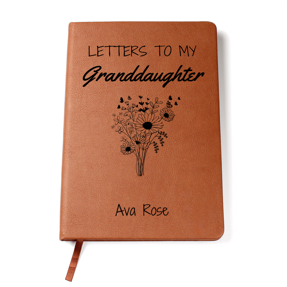 Granddaughter Journal, Granddaughter Gift, Keepsake Journal, Memory Book, Inspirational Journal, Gift for Grandchild