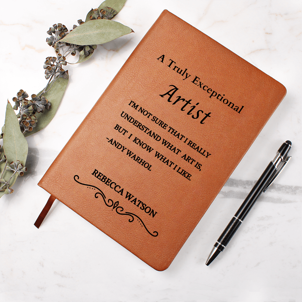 Personalized Artist Journal, Custom Notebook for Artists, Artistic Sketchbook, Unique Gift for Painter, Inspirational Art Gifts