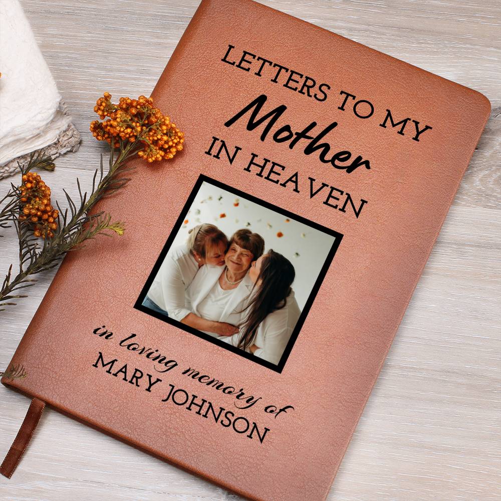 Loss of Mother Photo Memorial Gift Journal, Mom Loss Grief Journal, Letters to My Mom in Heaven Sympathy Gift, Loss of Mother Gift