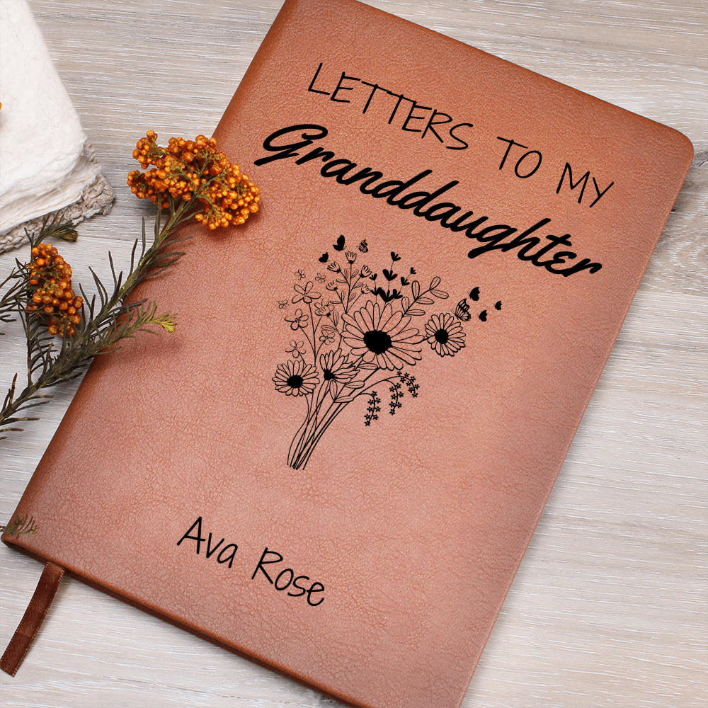 Granddaughter Journal, Granddaughter Gift, Keepsake Journal, Memory Book, Inspirational Journal, Gift for Grandchild