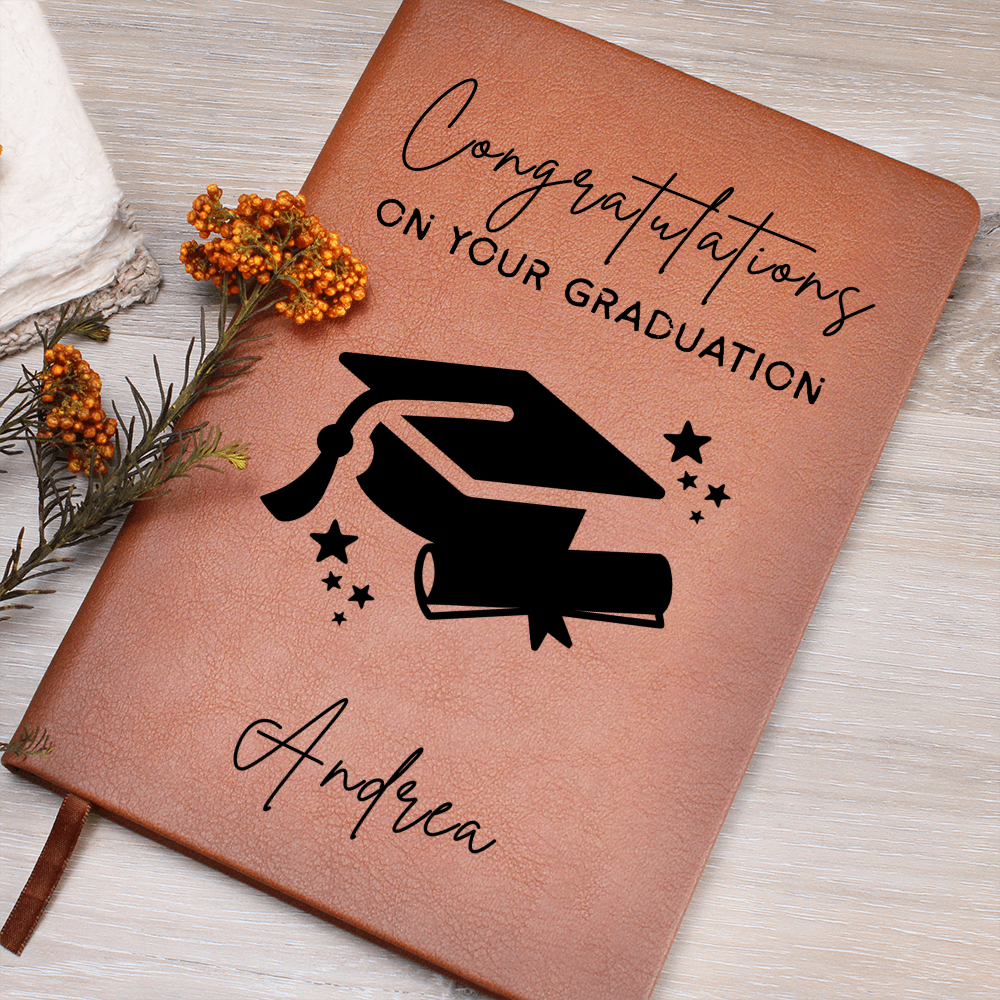 Personalised Graduation Journal, Graduation Keepsake, Custom Congratulations Gift, Student Success Diary, Class of 2025 Achievement