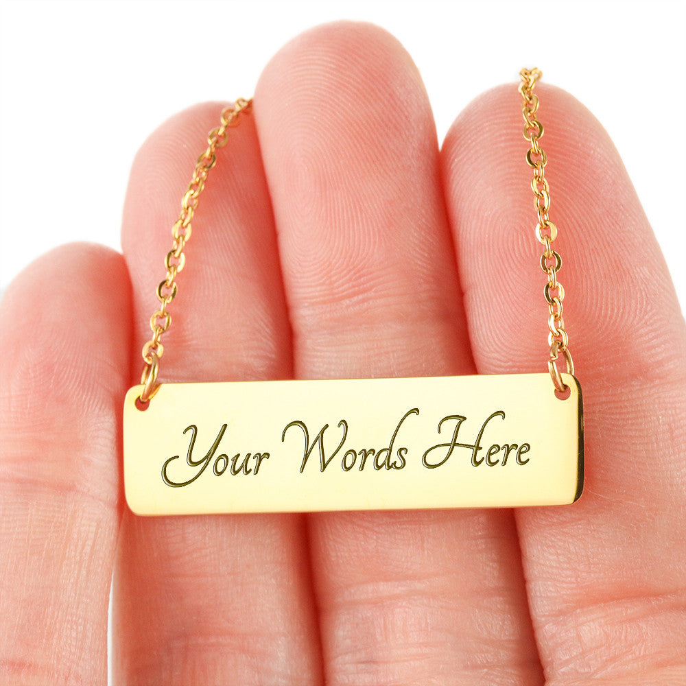 Engraved Turtle Bar Necklace, New Mama Turtle Necklace, Mom Turtle With Babies Bar Necklace.