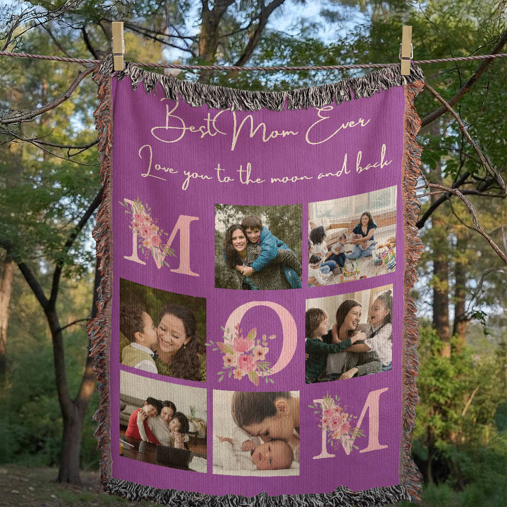 Custom Photos Blanket for Mother,Mothers Day Gift,Mother's Day Photos Blanket for Grandmother,Gifts for Mom,Gifts for mother,Newly Mom Gifts