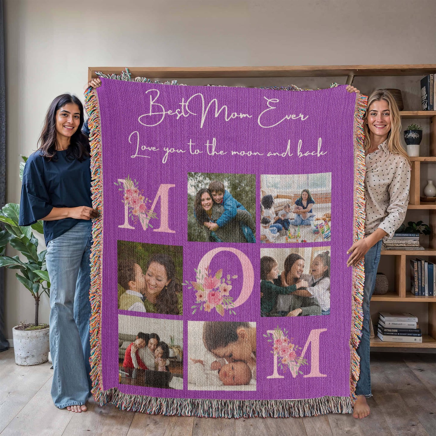 Custom Photos Blanket for Mother,Mothers Day Gift,Mother's Day Photos Blanket for Grandmother,Gifts for Mom,Gifts for mother,Newly Mom Gifts