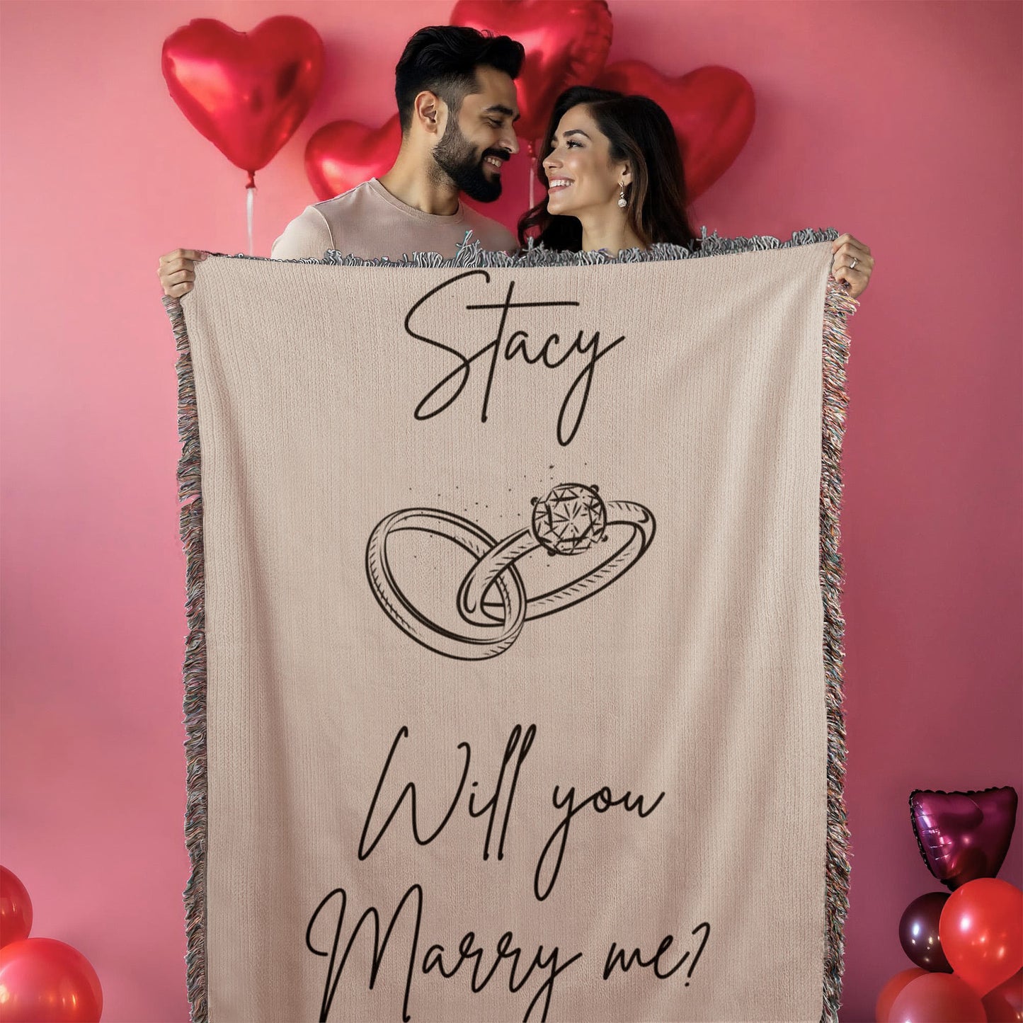 Proposal Decorations, Marry Me Blanket, Marriage Proposal Ideas, Unique Proposal Props, Romantic Engagement Sign, Will You Marry Me