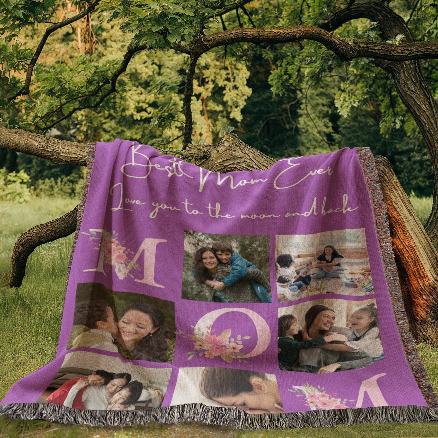 Custom Photos Blanket for Mother,Mothers Day Gift,Mother's Day Photos Blanket for Grandmother,Gifts for Mom,Gifts for mother,Newly Mom Gifts