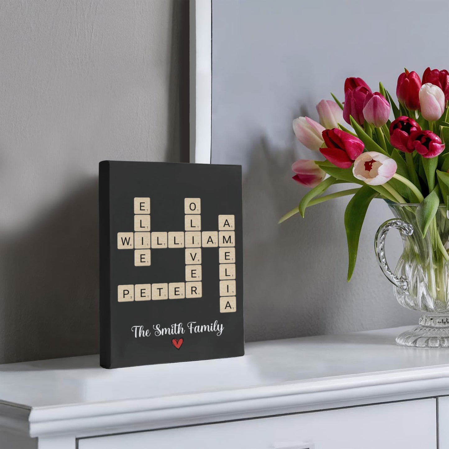 Personalized Family Name Canvas