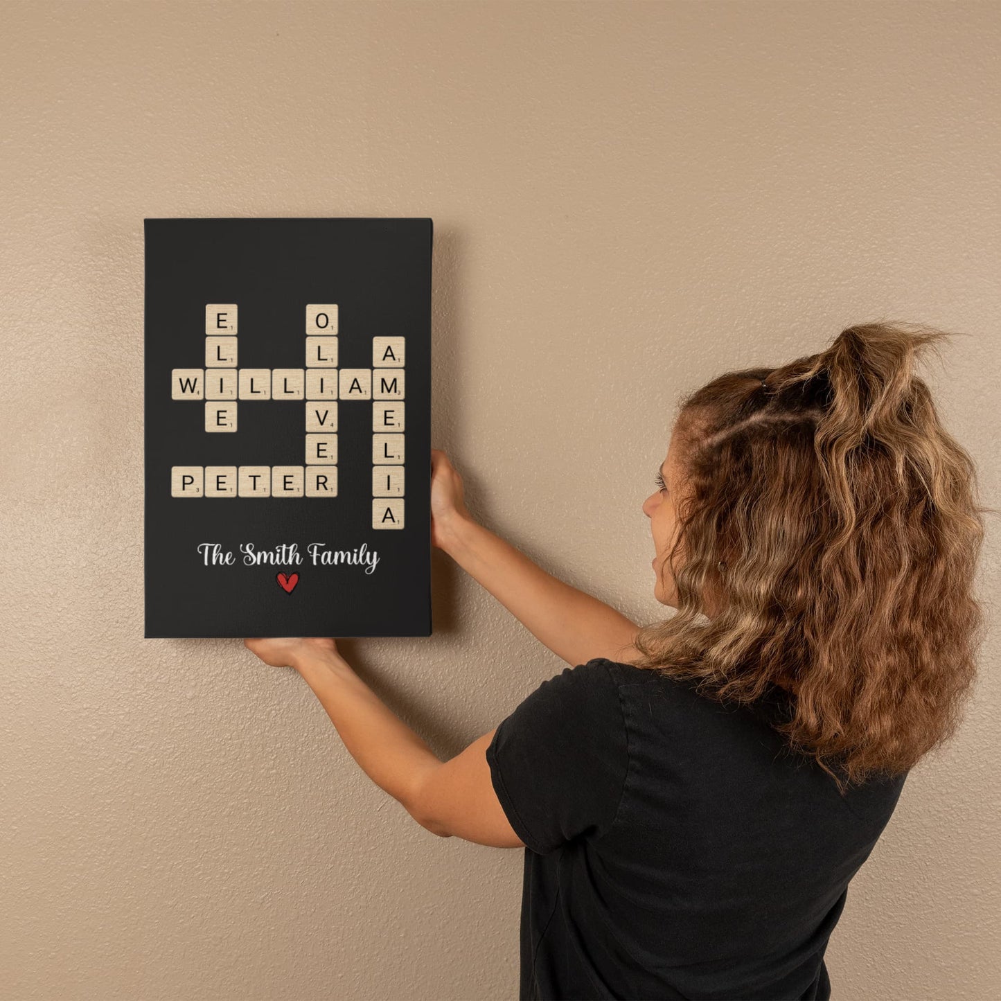 Personalized Family Name Canvas