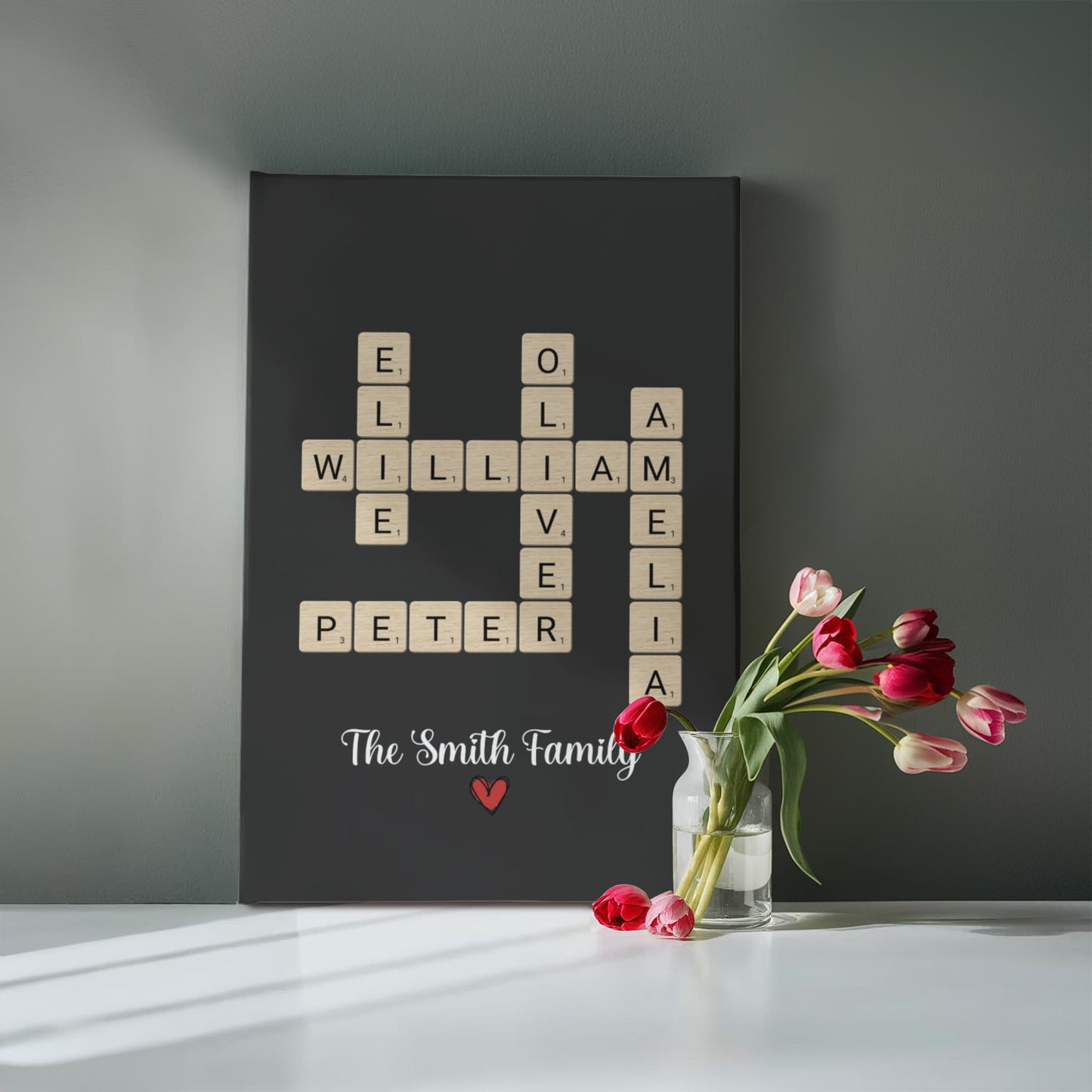 Personalized Family Name Canvas