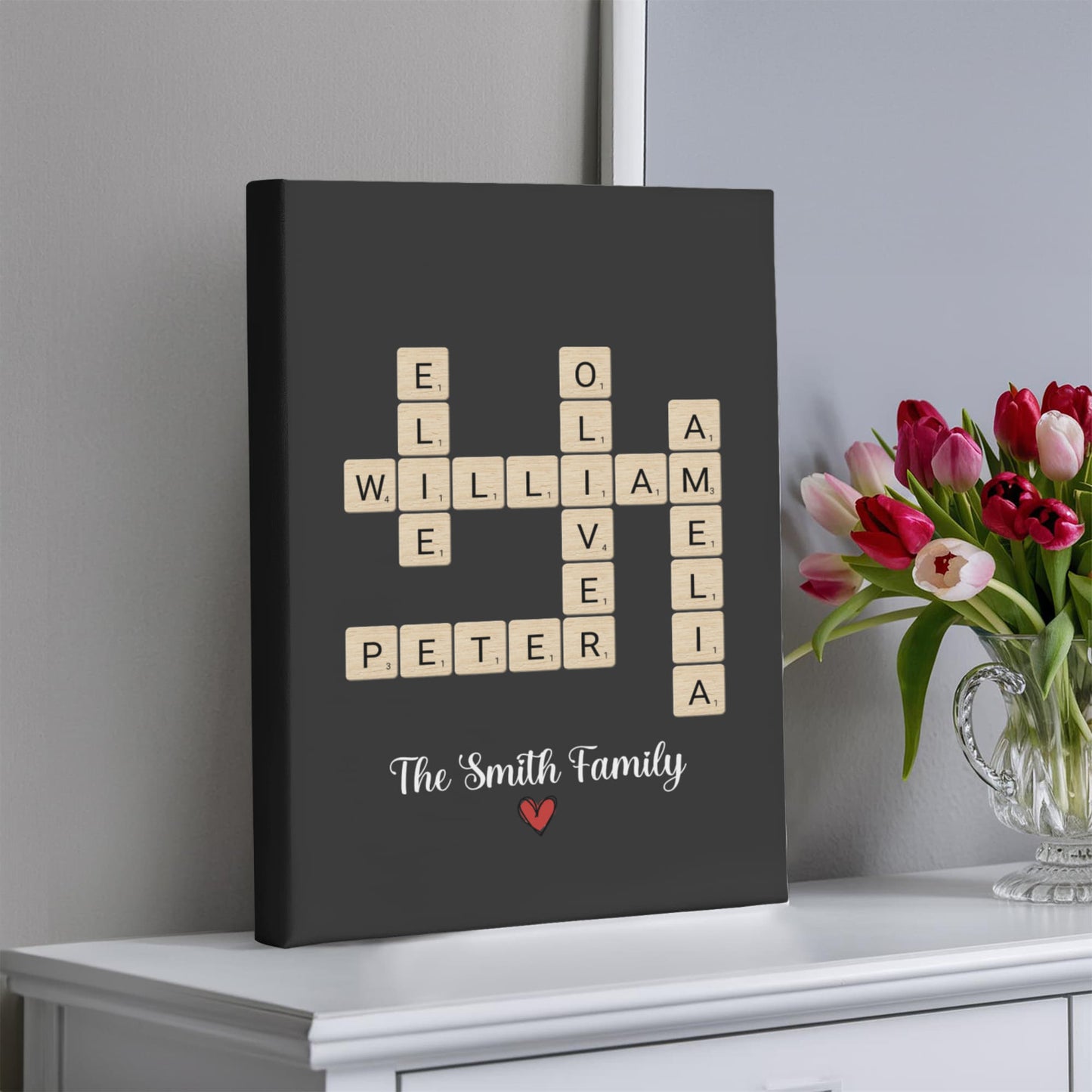 Personalized Family Name Canvas