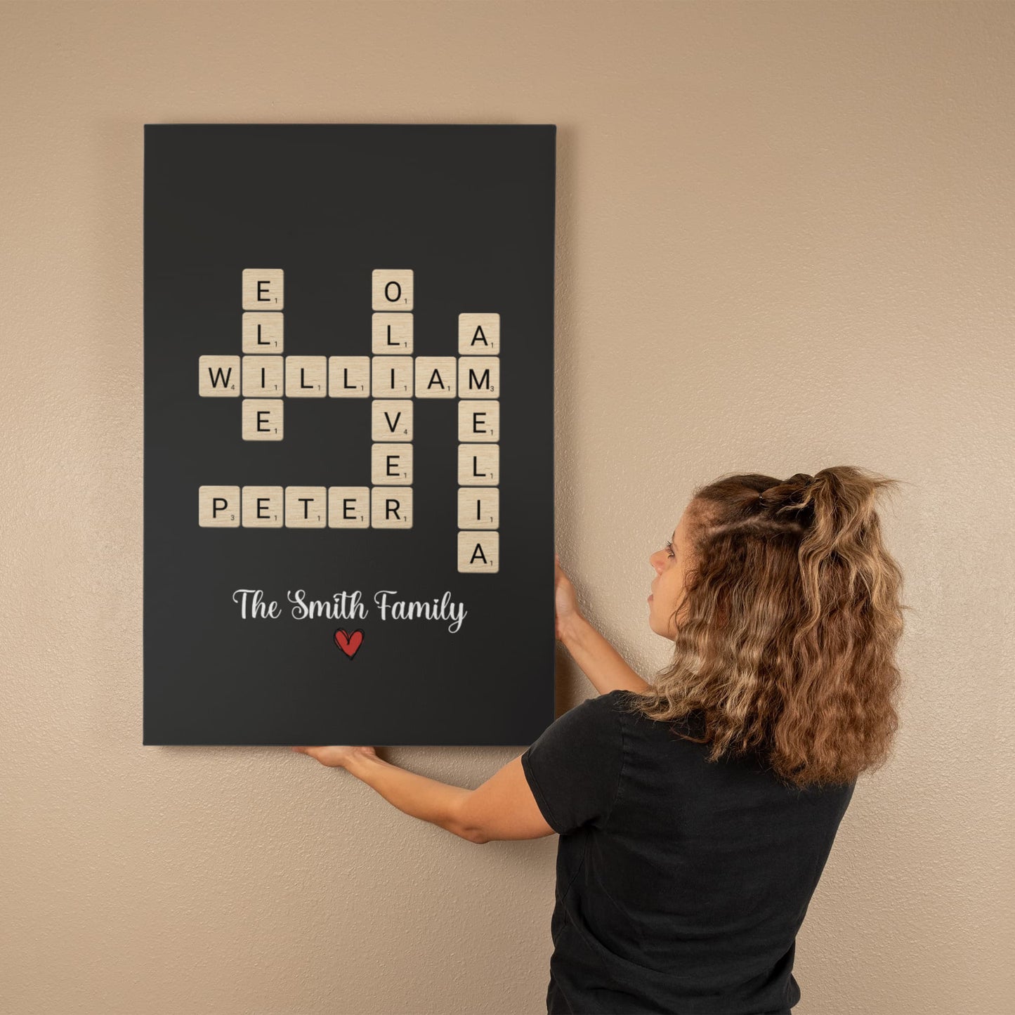 Personalized Family Name Canvas