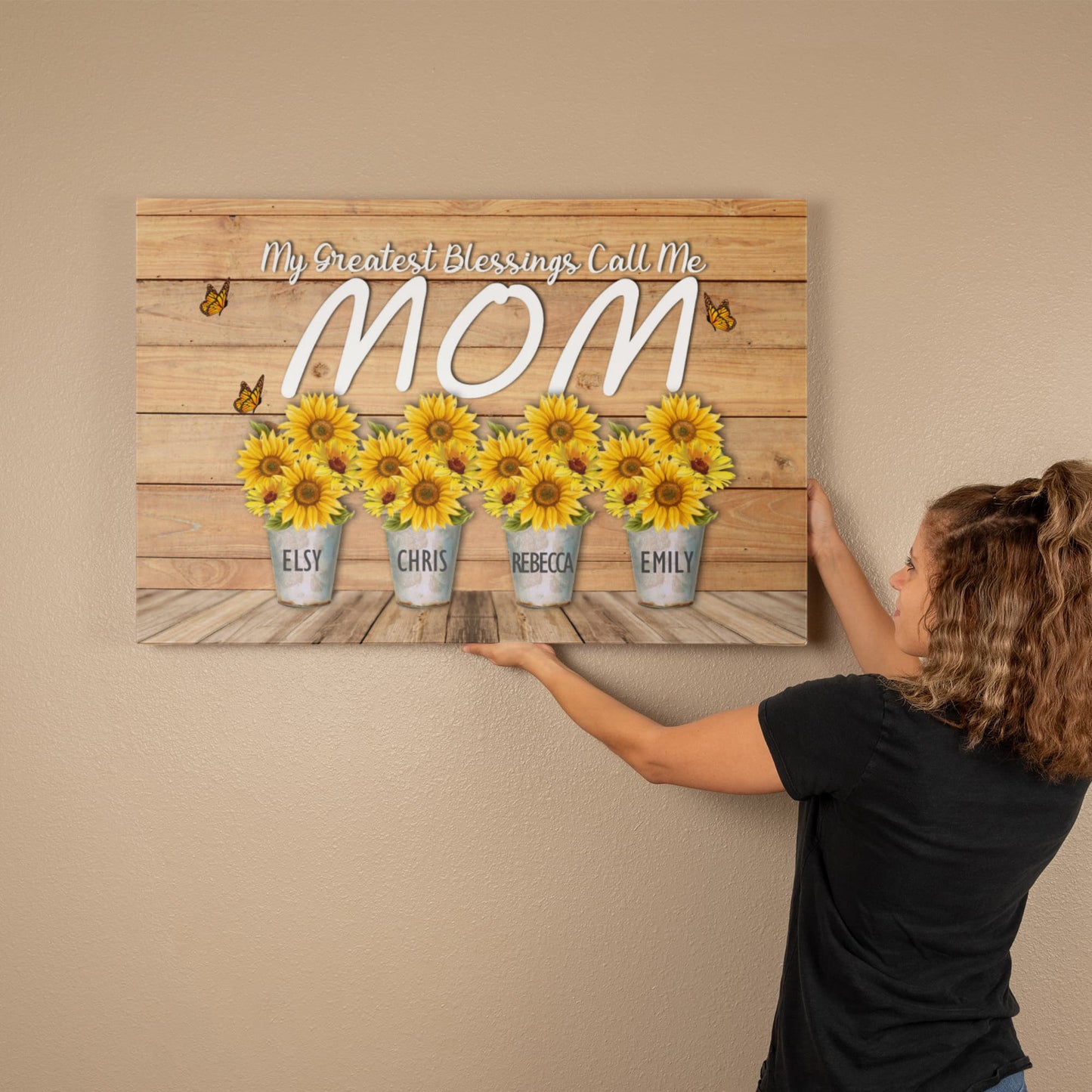 Personalized Wall Art, Custom Mother Son Print, Mom Birthday Gift, Family Portrait, Custom Mom Gift, Personalized Art for Mom