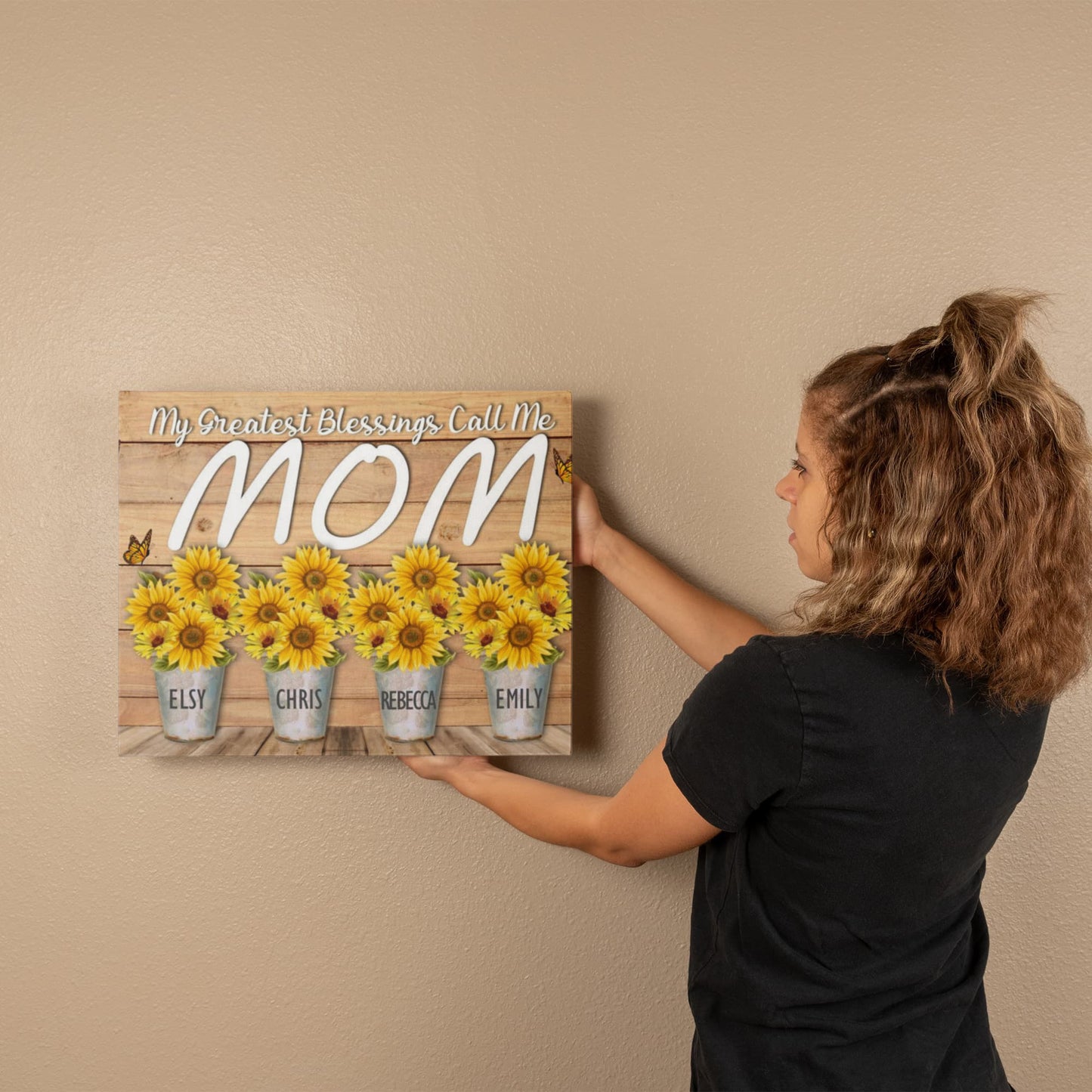 Personalized Wall Art, Custom Mother Son Print, Mom Birthday Gift, Family Portrait, Custom Mom Gift, Personalized Art for Mom