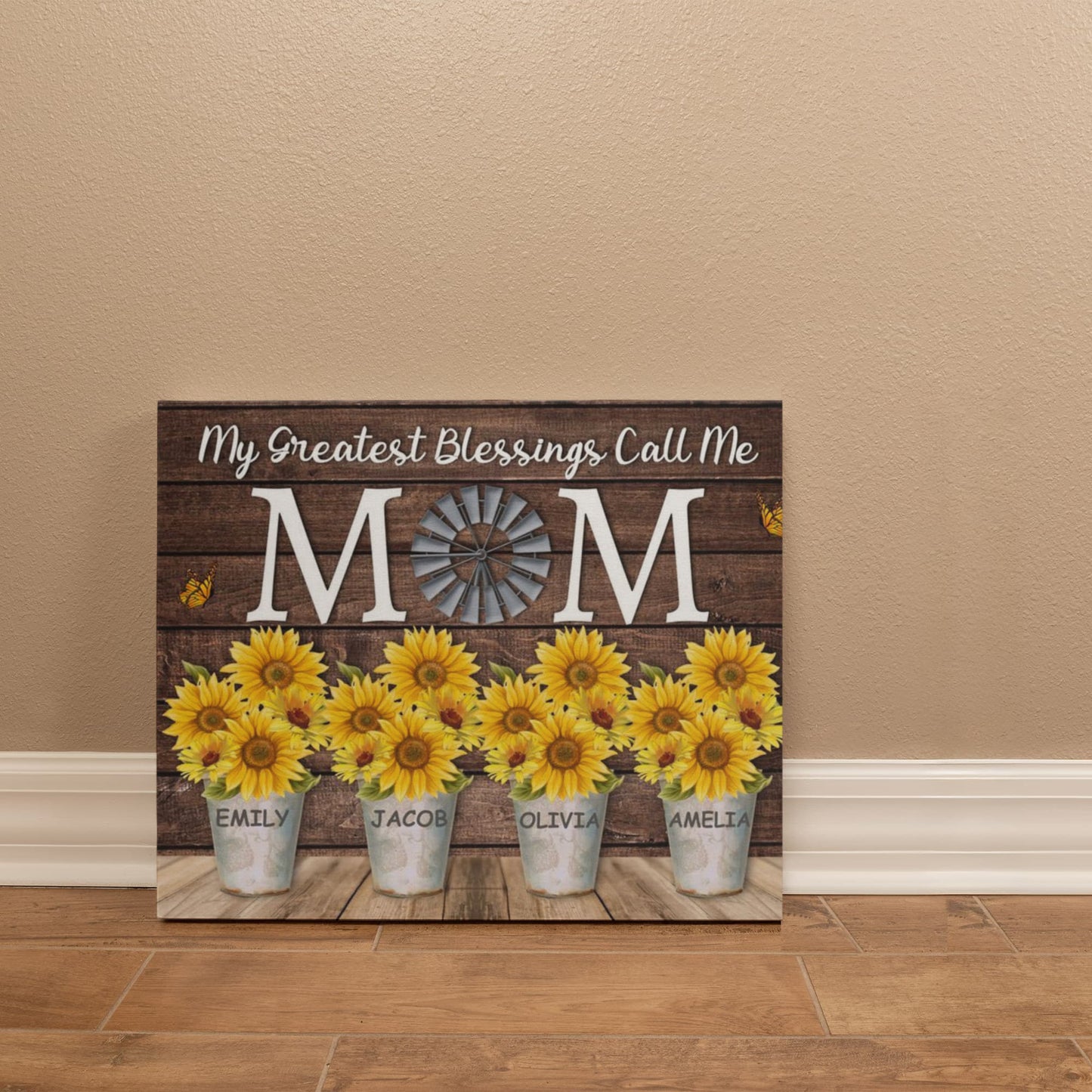 Personalized Wall Art, Mom Gift , Custom Mother Son Print, Mom Birthday Gift, Family Portrait