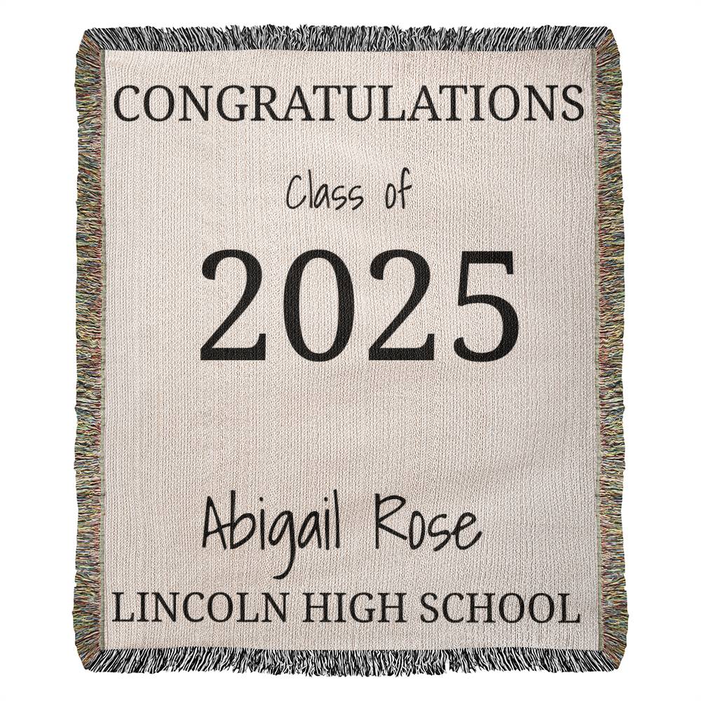 Graduation Blanket, Custom Graduation Party Decor 2025, Party Backdrop Large Banner for Class, Graduation Tapestry Backdrop, Class of 2025 Photo Booth Backdrop