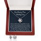 Apology Gift, I'm Sorry Gift, To My Lovely Wife, Birthday Gift For Her, Love Knot Necklace, Meaningful Gifts. - Family Gear Collections