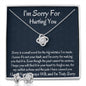 Apology Gift, I'm Sorry Gift, To My Lovely Wife, Birthday Gift For Her, Love Knot Necklace, Meaningful Gifts. - Family Gear Collections