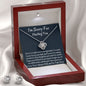 Apology Gift, I'm Sorry Gift, To My Lovely Wife, Birthday Gift For Her, Love Knot Necklace, Meaningful Gifts. - Family Gear Collections